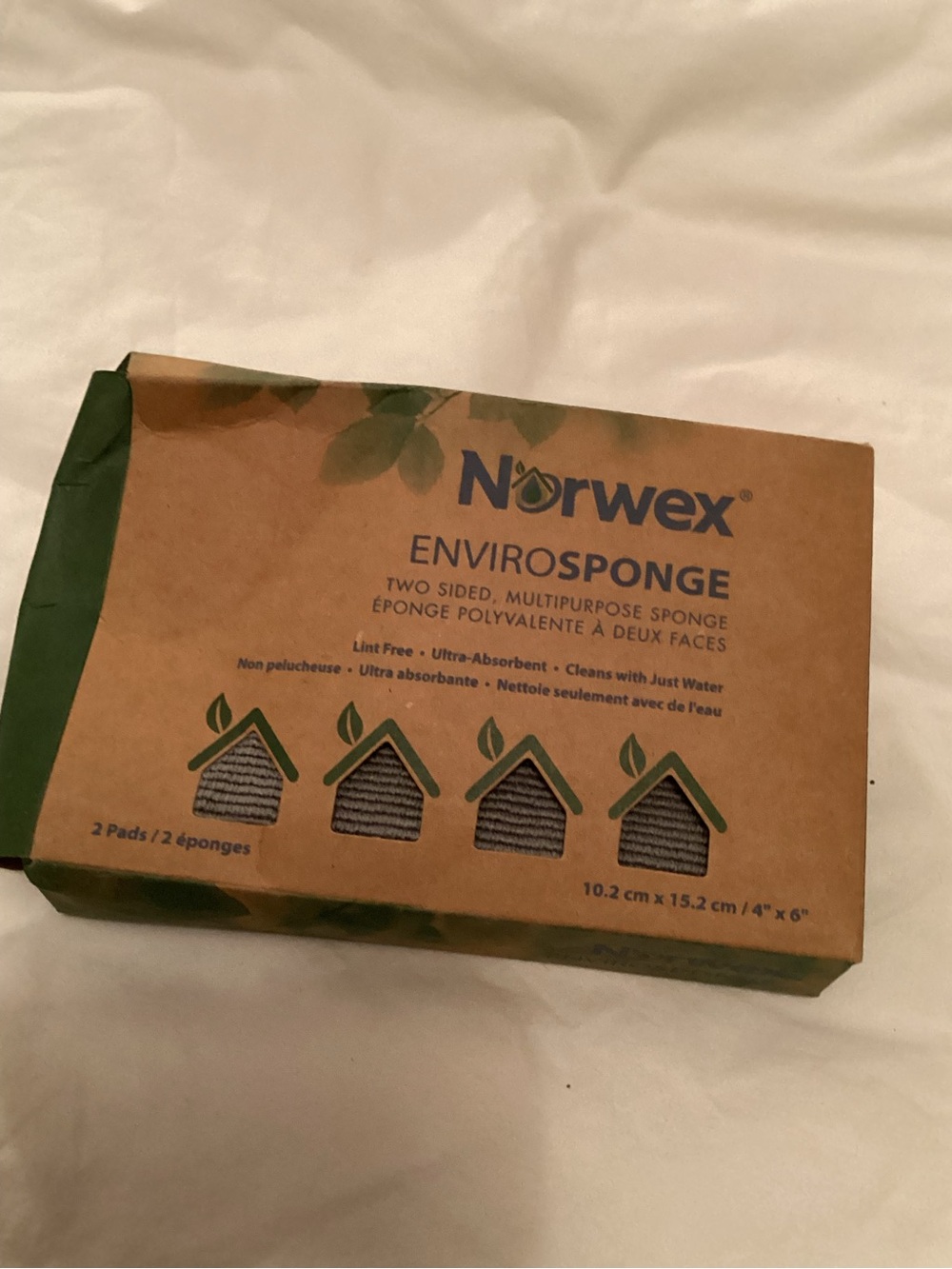 Norwex EnviroSponge - Green & Brown Packaging